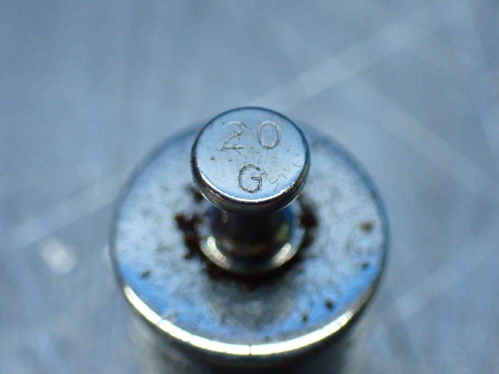 Christian Beckers Apothecary Scale Weight Set, Incomplete