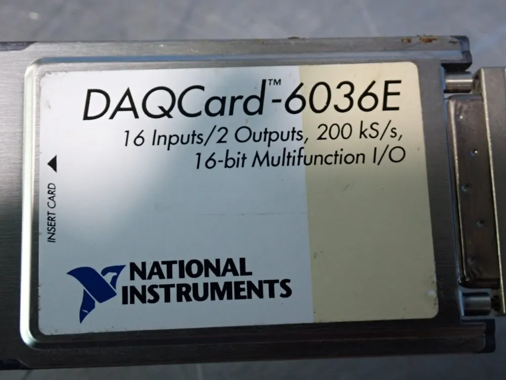 National Instruments Daqcord - 6036e
