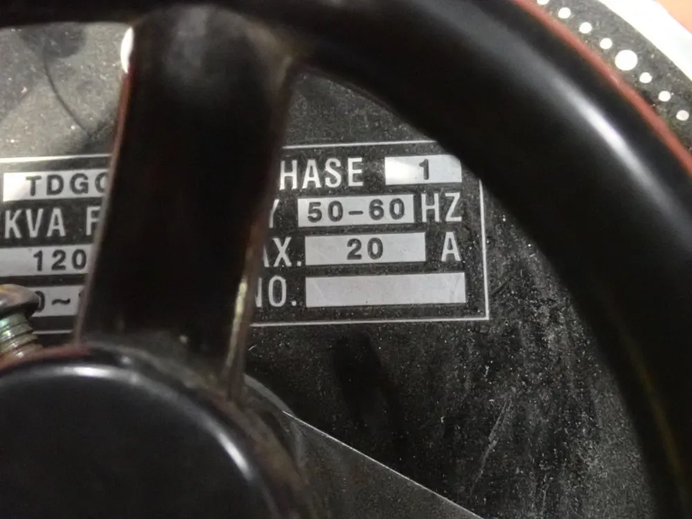 3 Kva Variable Transformer - Tdgc2j-3
