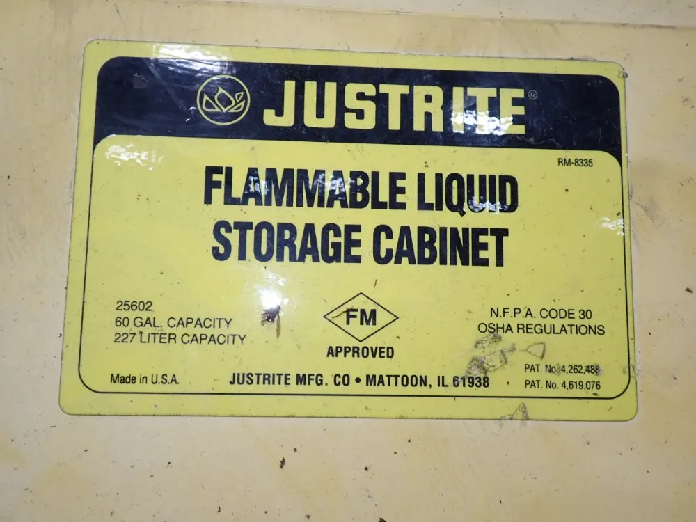 Justrite Mfg Co 60 Gal. Flammable Cabinet - 25602
