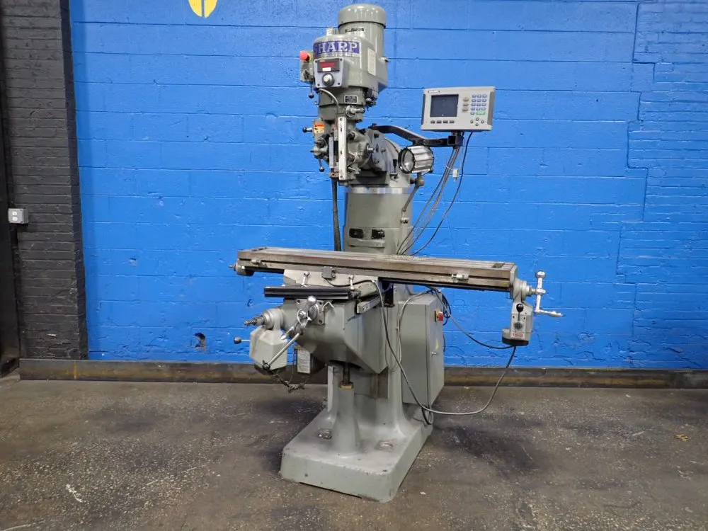 Sharp Industries 50" X 9" Vertical Mill - Lmv-50/dvs