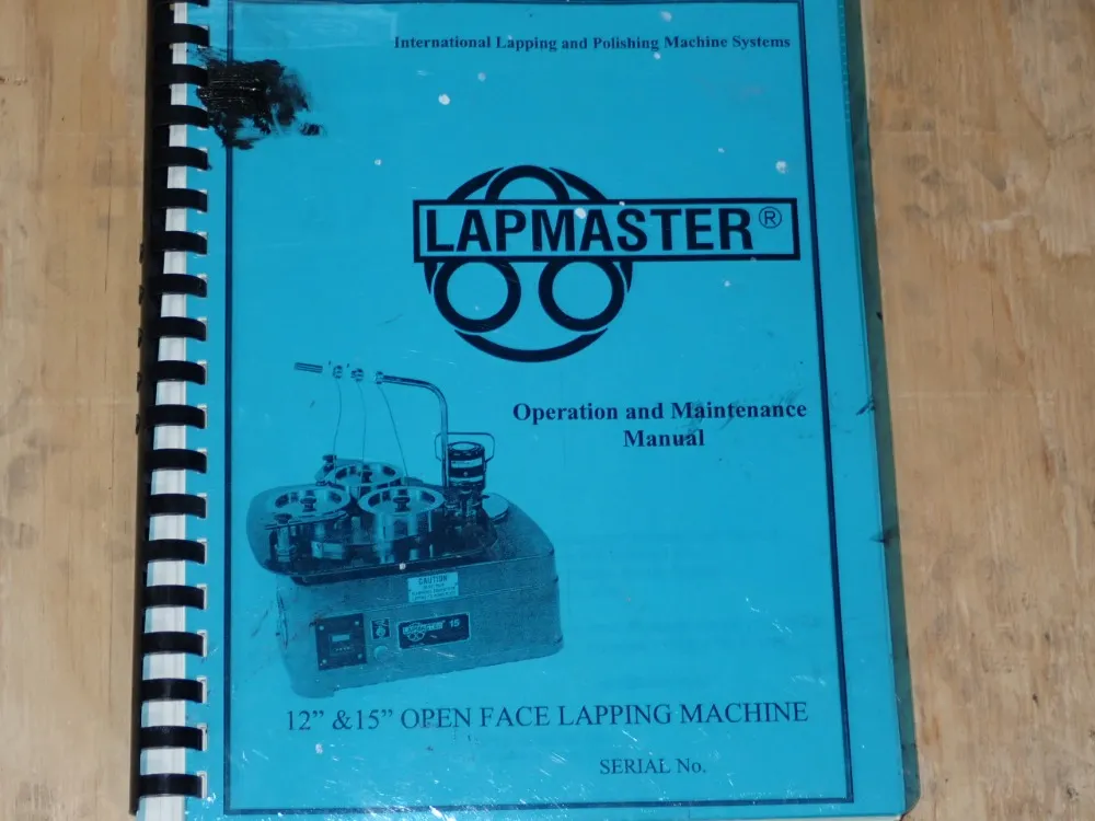 Lapmaster 15" Lapping Machine - 15