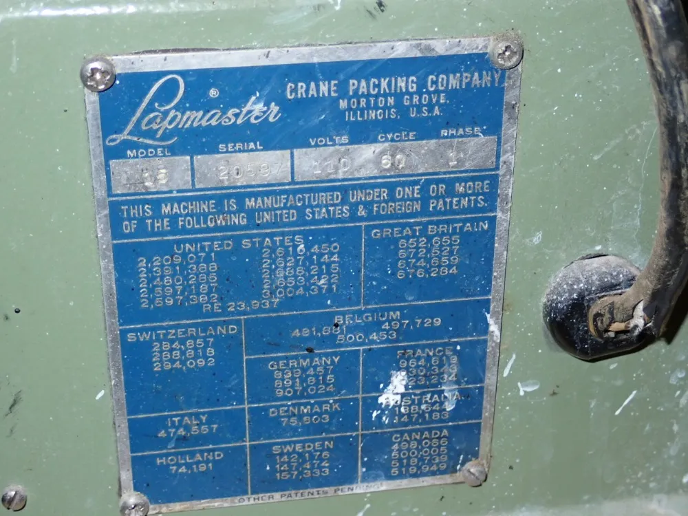 Lapmaster 15" Lapping Machine - 15