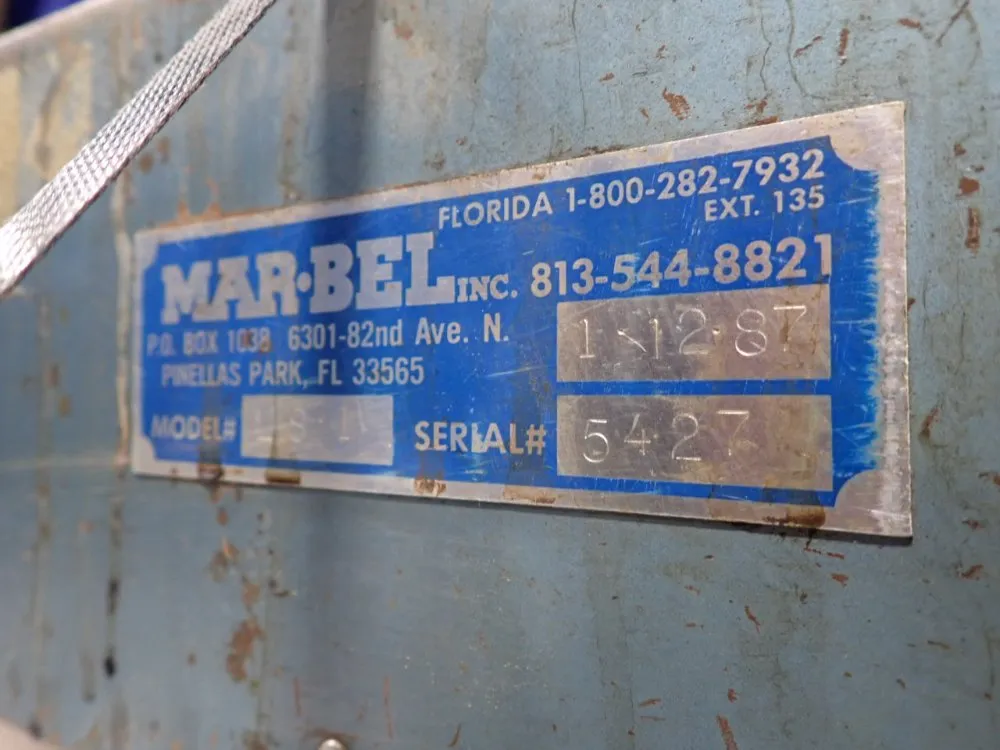 Marbel Inc. 36" X 16" Slitter - Ls-1