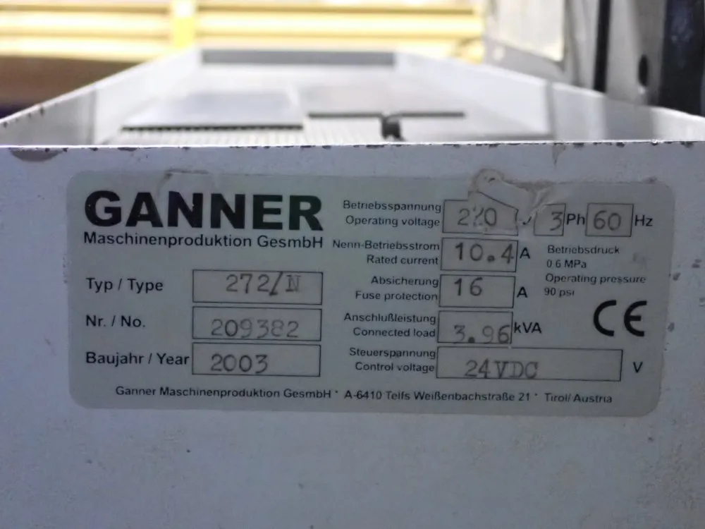 Ganner Automation 2 Station Hinge Drill - 272/n