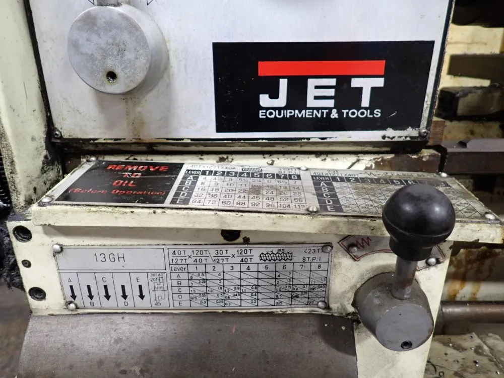 Jet 14" X 48" Lathe - Ghb-1340