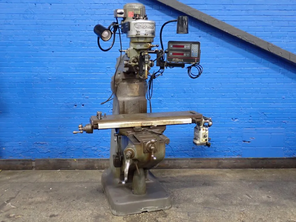 Bridgeport 9" X 42" Vertical Mill