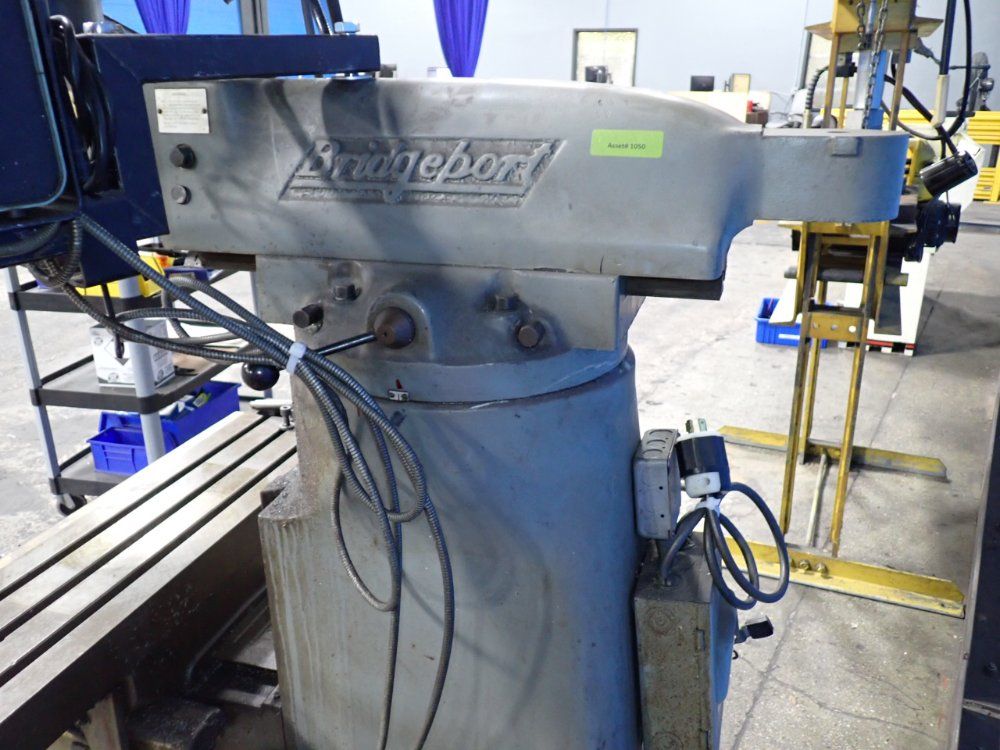 Bridgeport 9" X 42" Vertical Mill