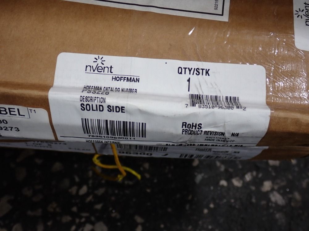 Hoffman 21 1/2" X 84" Electrical Cabinet Solid Side - Pss220