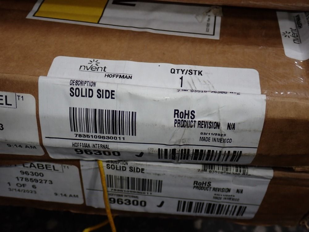 Hoffman 21 1/2" X 84" Electrical Cabinet Solid Side - Pss220