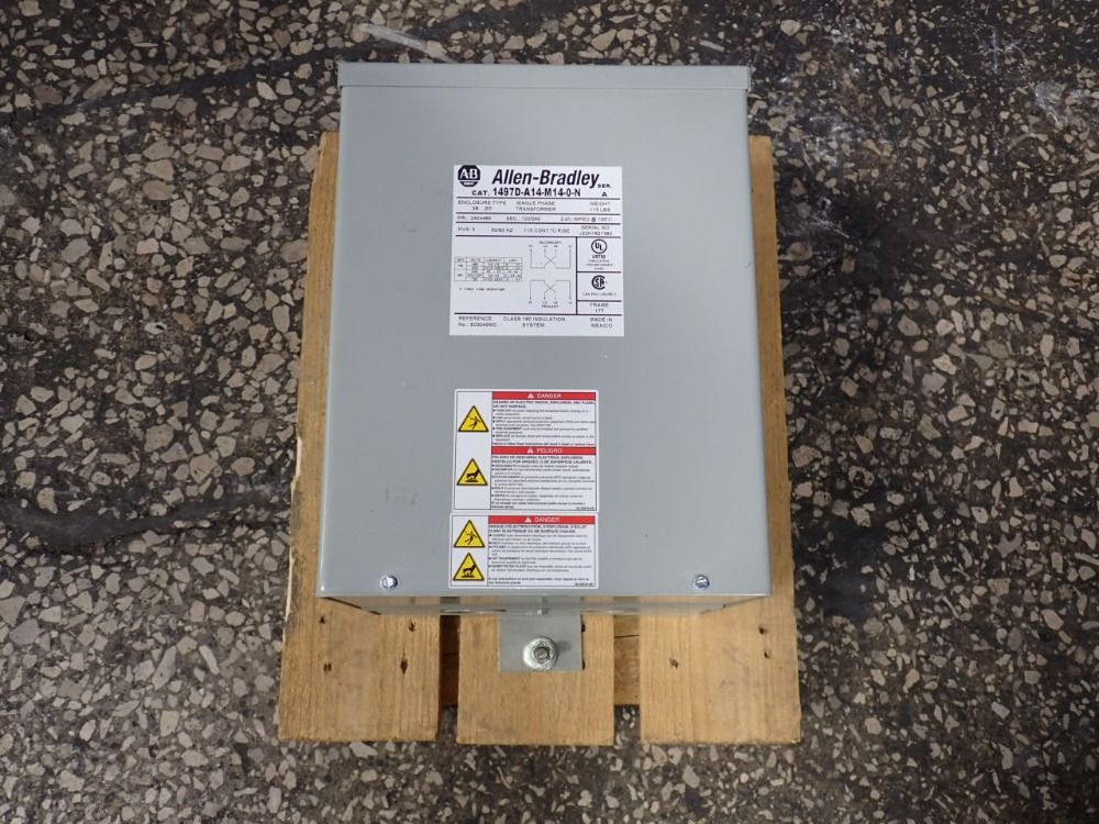 Allen Bradley 3 Kva Transformer - 1497d-a14-m14-0-n