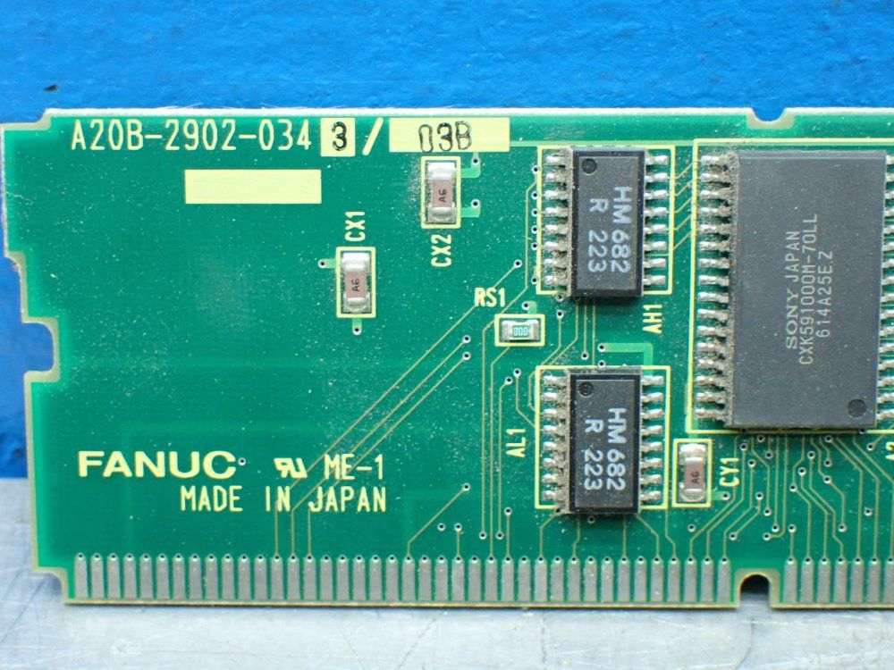 Fanuc 2 Meg From W/256k Sram 2 Servo Memory Modules - A20b-2902-0343/03b