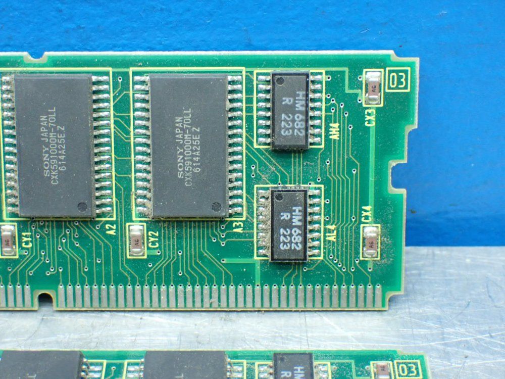 Fanuc 2 Meg From W/256k Sram 2 Servo Memory Modules - A20b-2902-0343/03b