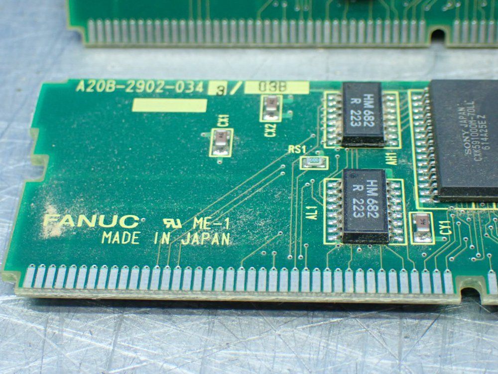 Fanuc 2 Meg From W/256k Sram 2 Servo Memory Modules - A20b-2902-0343/03b