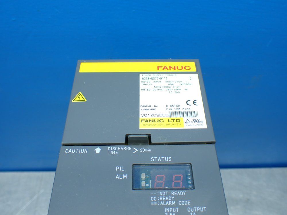 Fanuc Power Supply Module - A06b-6077-h111