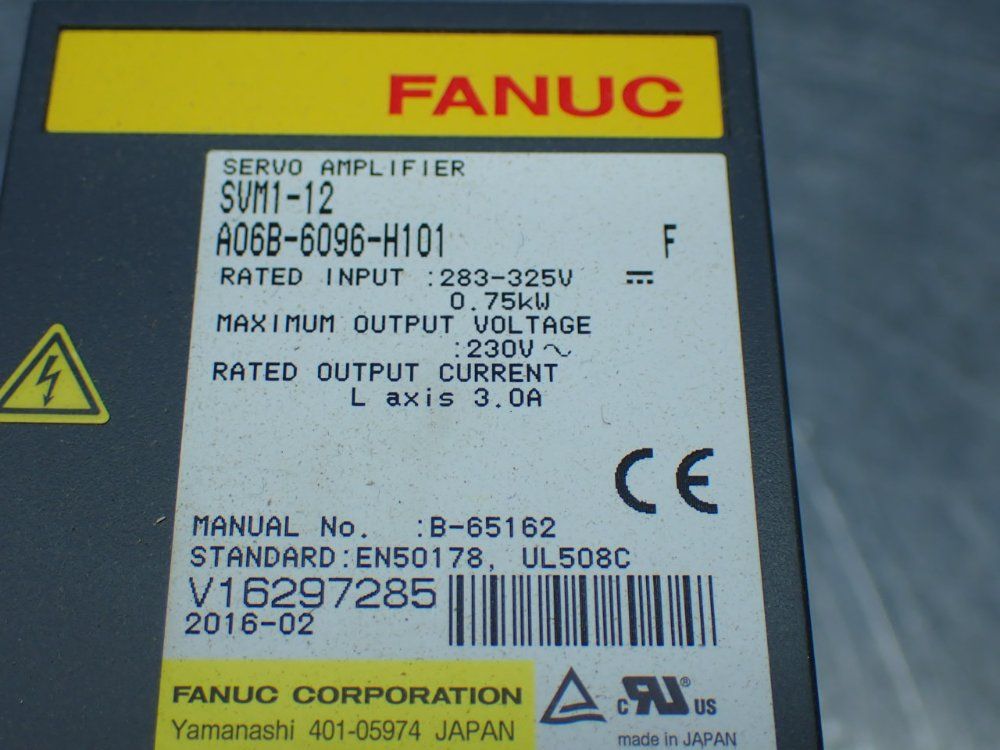 Fanuc Servo Amplifier Drive - A06b-6096-h101