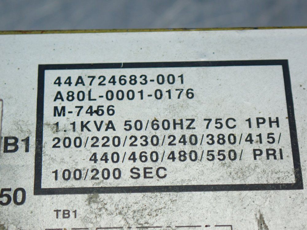 Fanuc Line Reactor Transformer - A80l-0001-0176