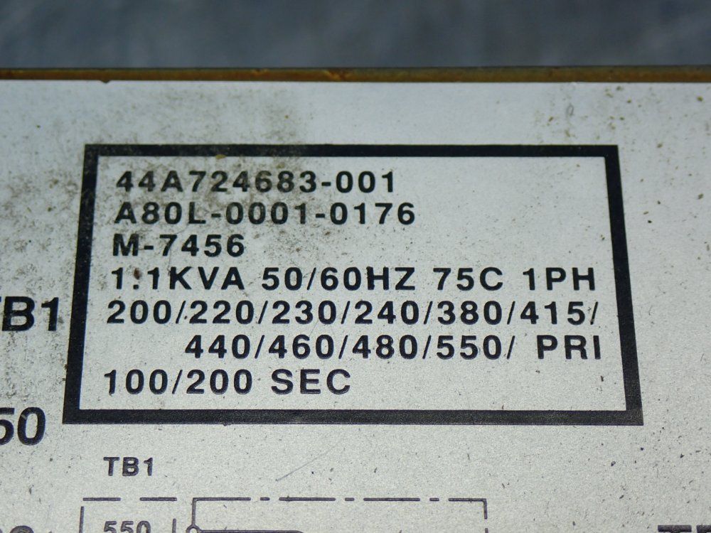 Fanuc Line Reactor Transformer - A80l-0001-0176