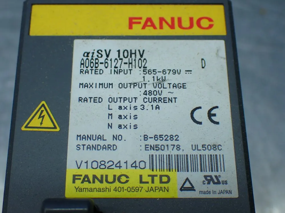 Fanuc Servo Amplifier Drive - A06b-6127-h102