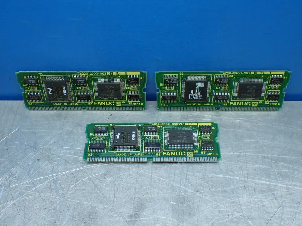 Fanuc 3 Mpu Module Pcb's - A20b-2900-0930/01a