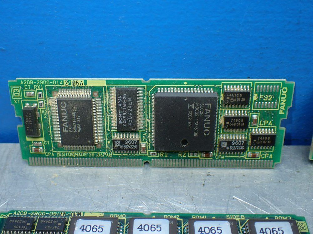 Fanuc 4pcs Fanuc Pcb Lot A20b-2900-0142/05a, A20b-2900-0142/06a, A20b-2900-0910/03a - A20b-2900-0142/05a