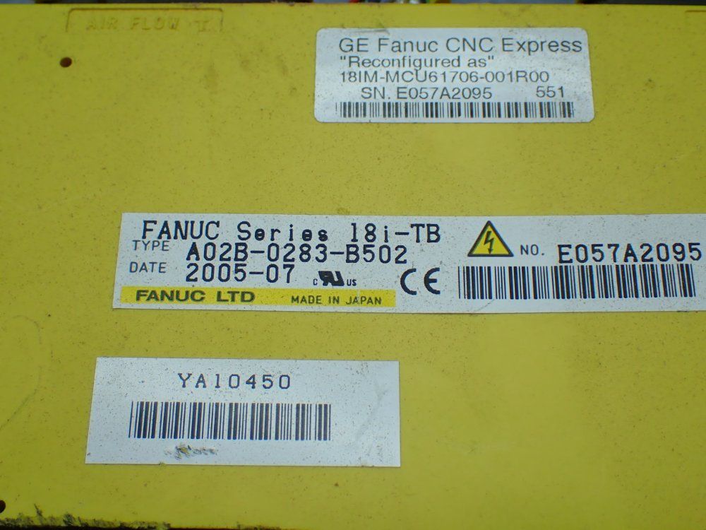 Fanuc Operator Panel Interface - A02b-0283-b502