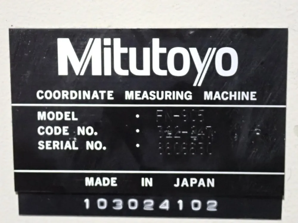 Mitutoyo 40" X 30" Cmm - Fn-905