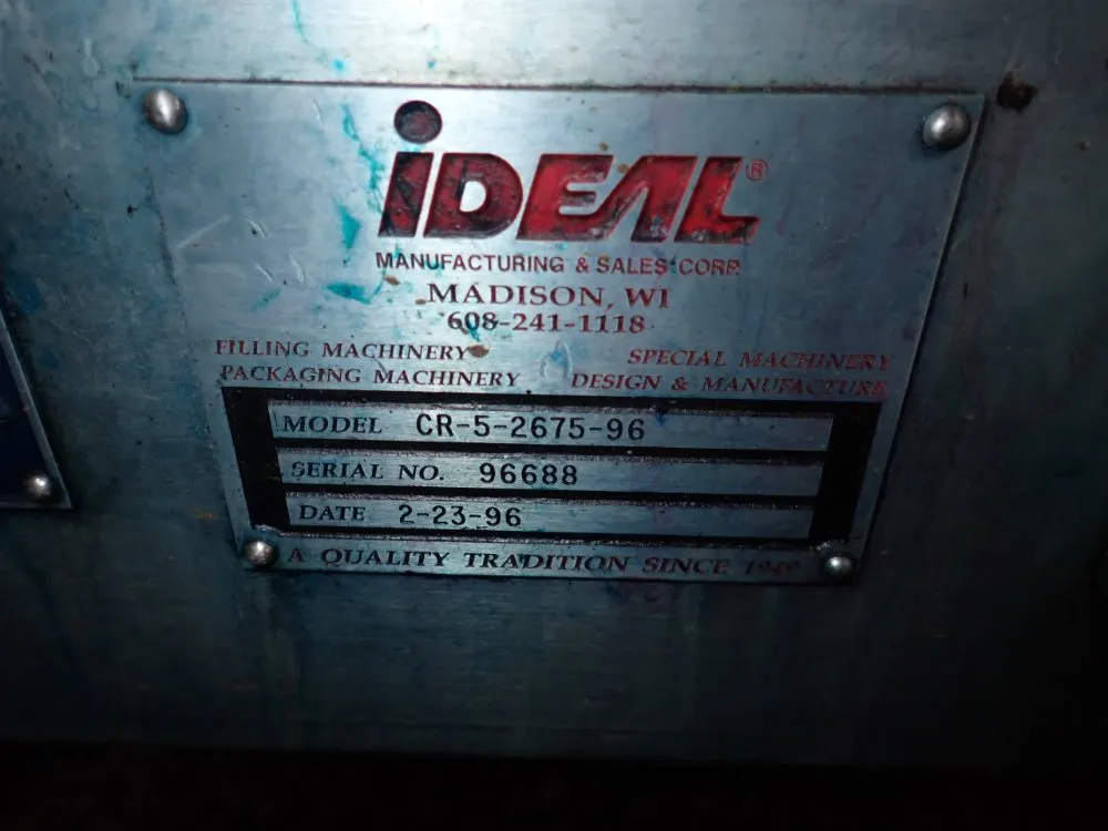 Ideal Manufacturing & Sales Corp 7 1/2" X 92" Pale Capper - Cr-5-2675-96