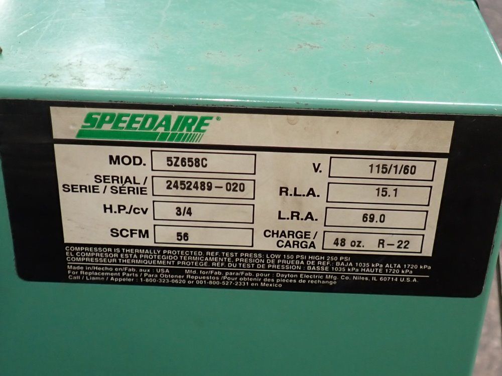 Speedaire Air Dryer - 5z658c