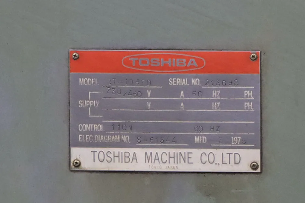 Toshiba-shibaura 4" Horizontal Boring Mill - Bt-10br