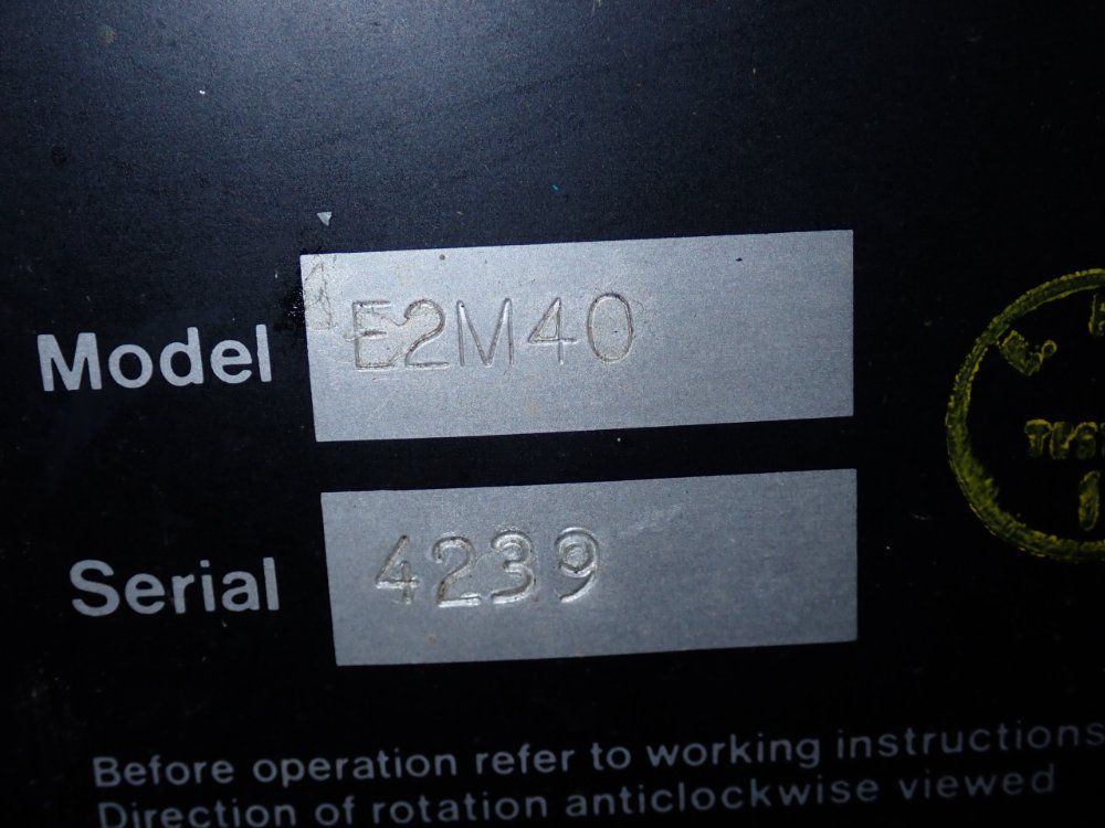 Edwards Vacuum Pump - E2m40
