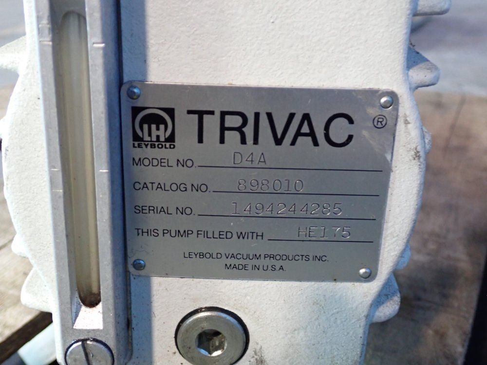 Trivac 1/3 Hp Pump - D4a