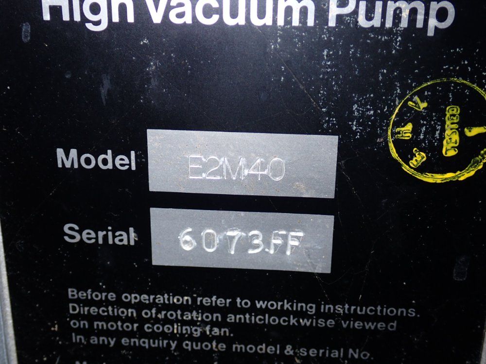 Edwards Pump - E2m40