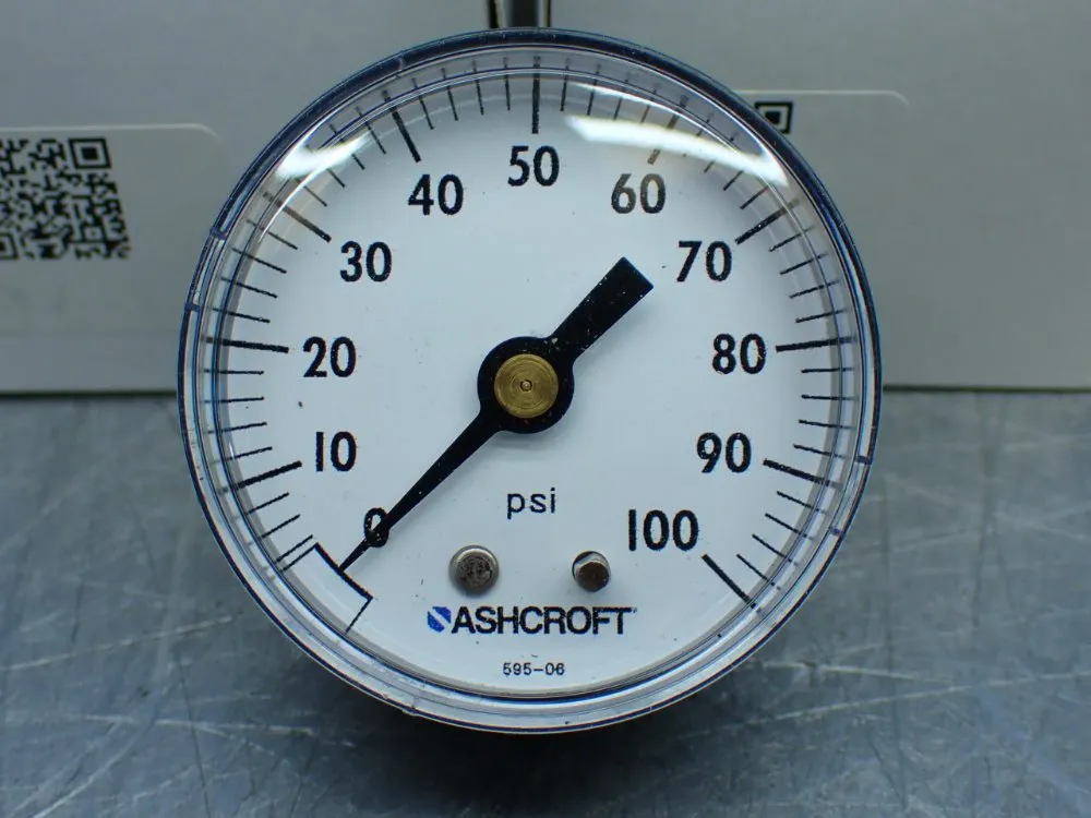 Ashcroft 0-100psi 1/8npt 5 Pressure Gauges 0-100psi - 20w1005ph 100#
