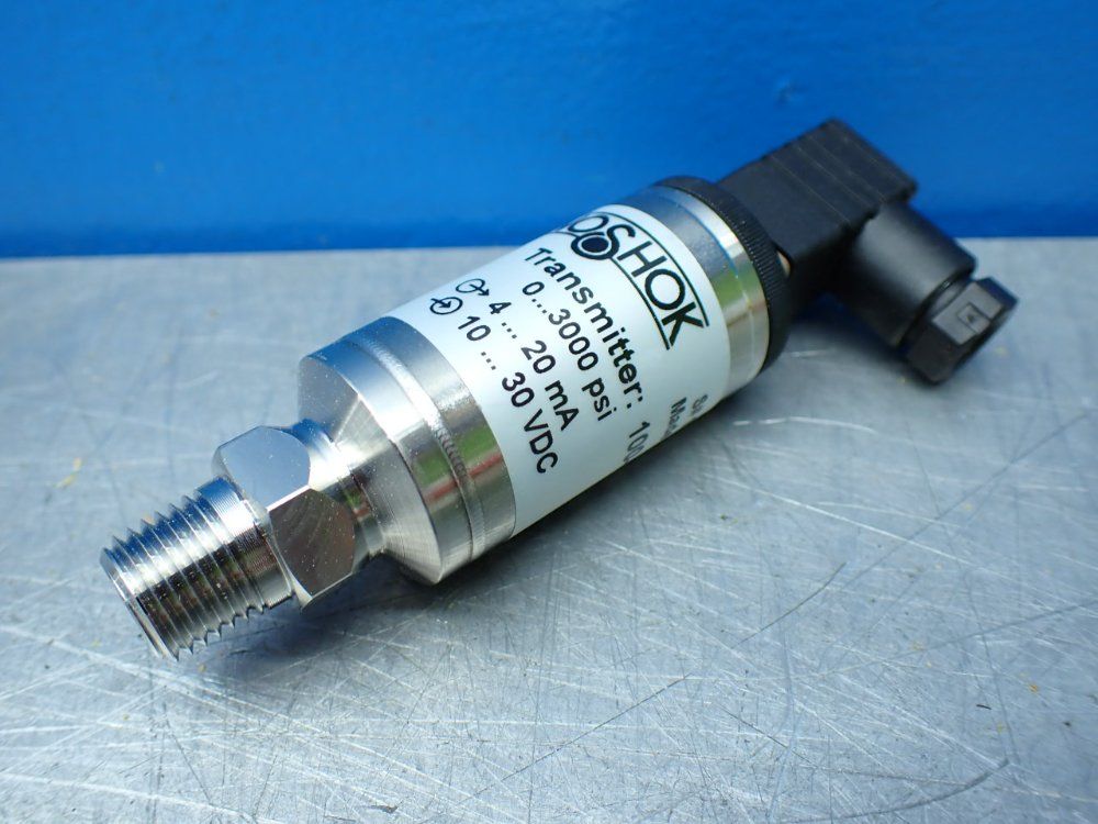 Noshok Industrial Pressure Transducer - 100-3000-1-1-2-7