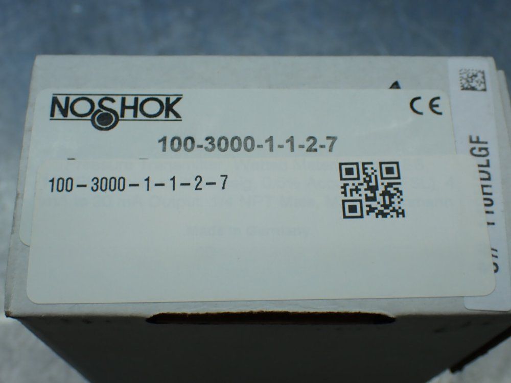 Noshok Industrial Pressure Transducer - 100-3000-1-1-2-7