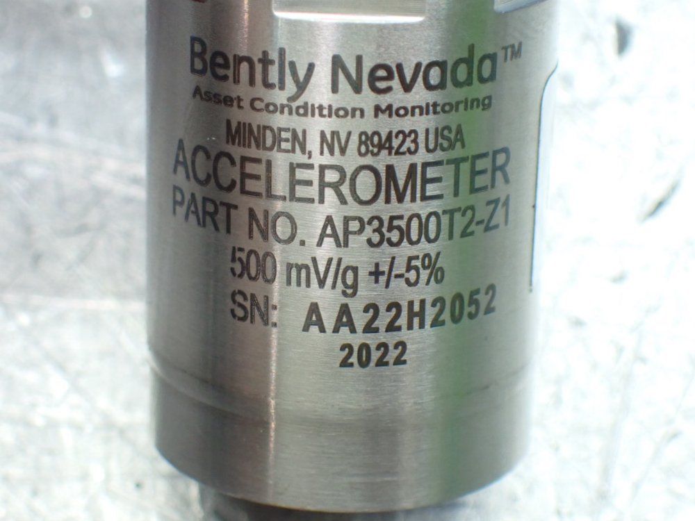 Bently Nevada Accelerometer - Ap3500t2-z1
