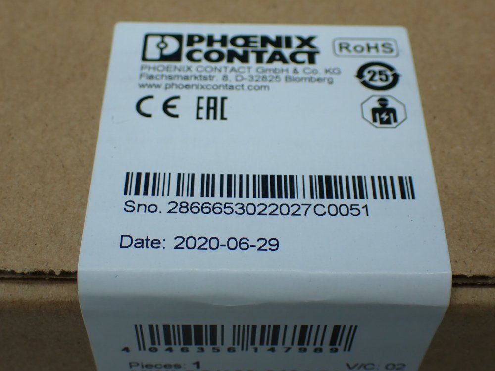 Phoenix Contact Mini-ps/100-240ac/24dc/1.5/ex Power Supply Unit - 2866653