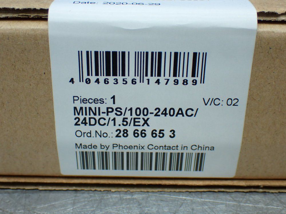 Phoenix Contact Mini-ps/100-240ac/24dc/1.5/ex Power Supply Unit - 2866653