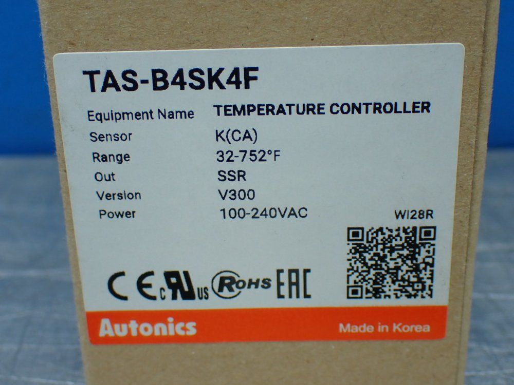 Autonics Temperature Controller - Tas-b4sk4f