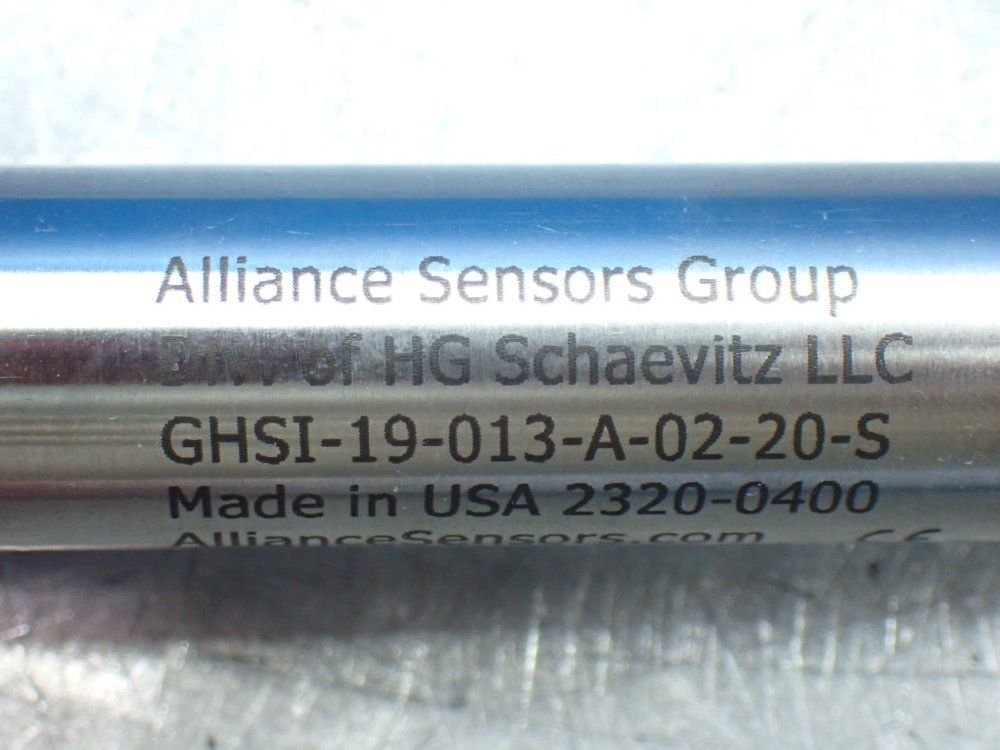 Alliance Sensors Linear Position Sensor - Ghsi-19-013-a-02-20-s