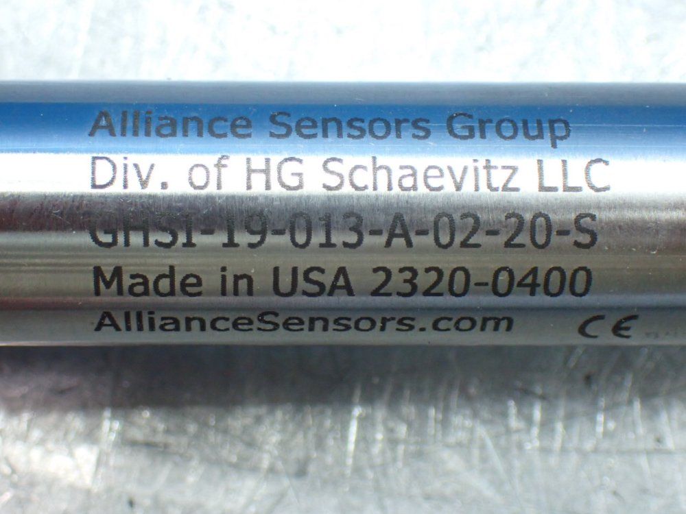 Alliance Sensors Linear Position Sensor - Ghsi-19-013-a-02-20-s