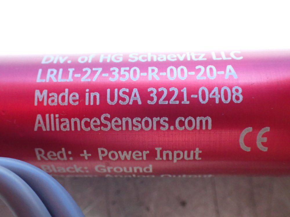 Alliance Sensors Group Linear Variable Inductive Transducer Position Sensor - Lrli-27-350-r-00-20-a