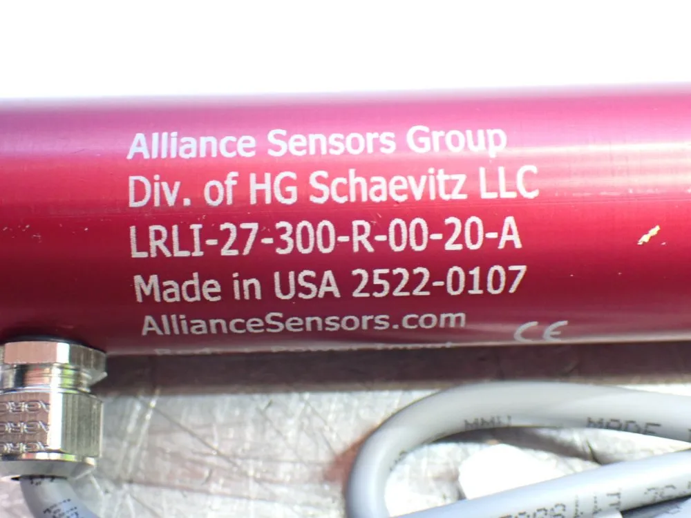 Alliance Sensors Group Linear Variable Inductive Transducer Position Sensor - Lrli-27-300-r-00-20-a