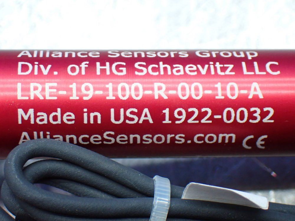 Alliance Sensors Group 2 Linear Variable Inductive Transducer Position Sensors - Lre-19-100-r-00-10-a