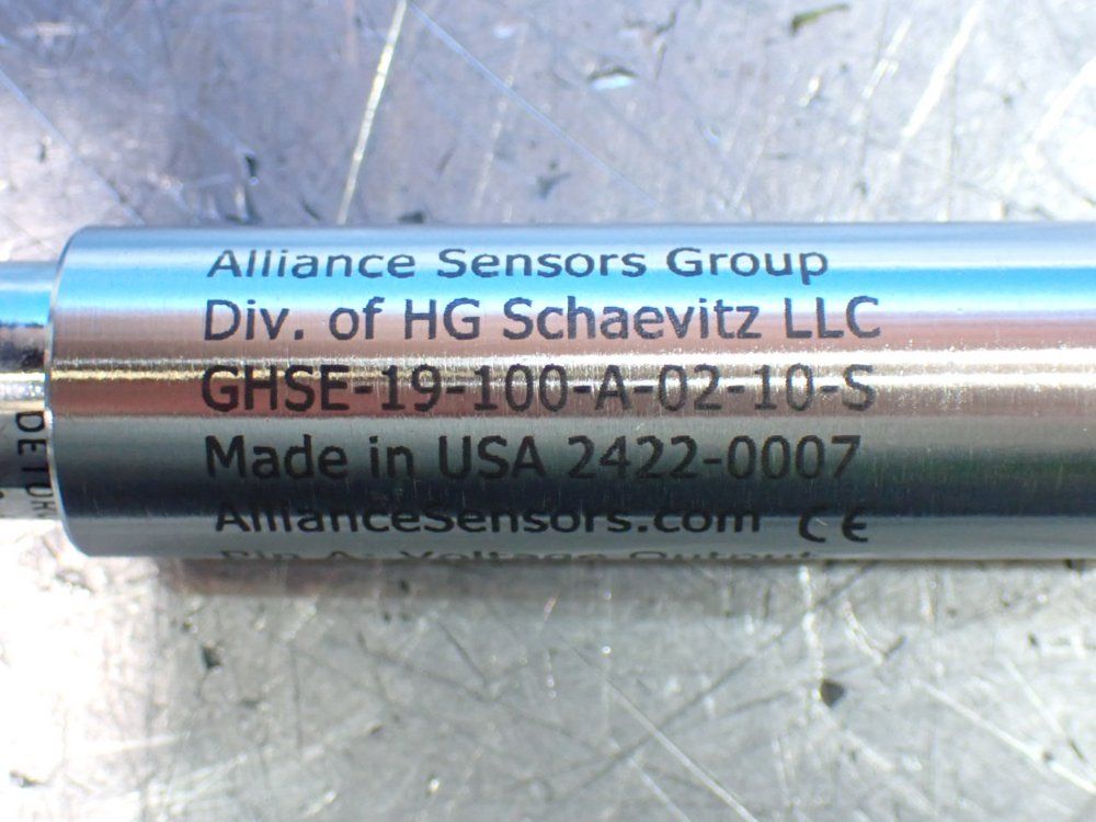 Alliance Sensors Group 2 Linear Variable Inductive Transducer Position Sensors - Ghse-19-100-a-02-10-s