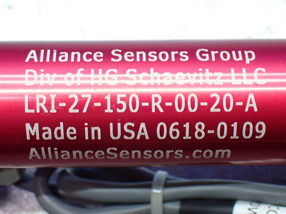 Alliance Sensors Group Linear Variable Inductive Transducer Position Sensor - Lri-27-150-r-00-20-a