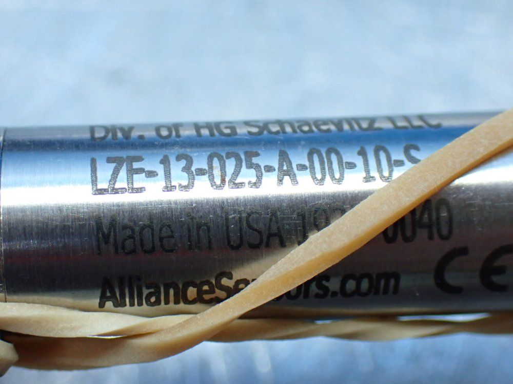 Alliance Sensors Group 2 Linear Variable Inductive Transducer Position Sensors - Lze-13-025-a-00-10-s