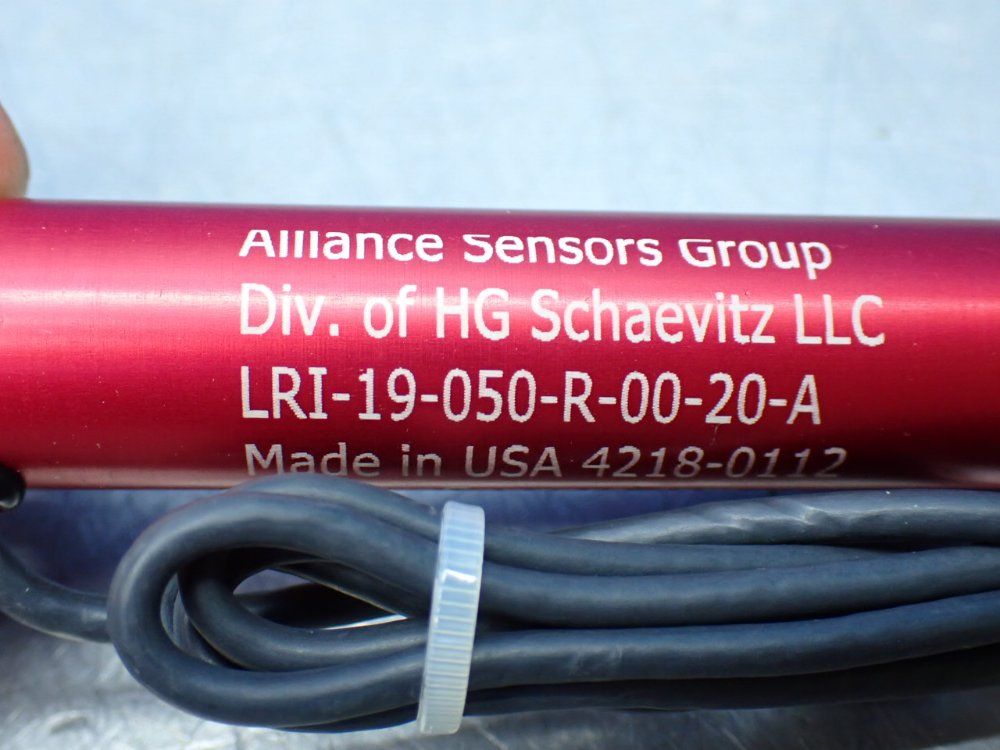 Alliance Sensors Group 2 Linear Variable Inductive Transducer Position Sensors - Lri-19-050-r-00-20-a