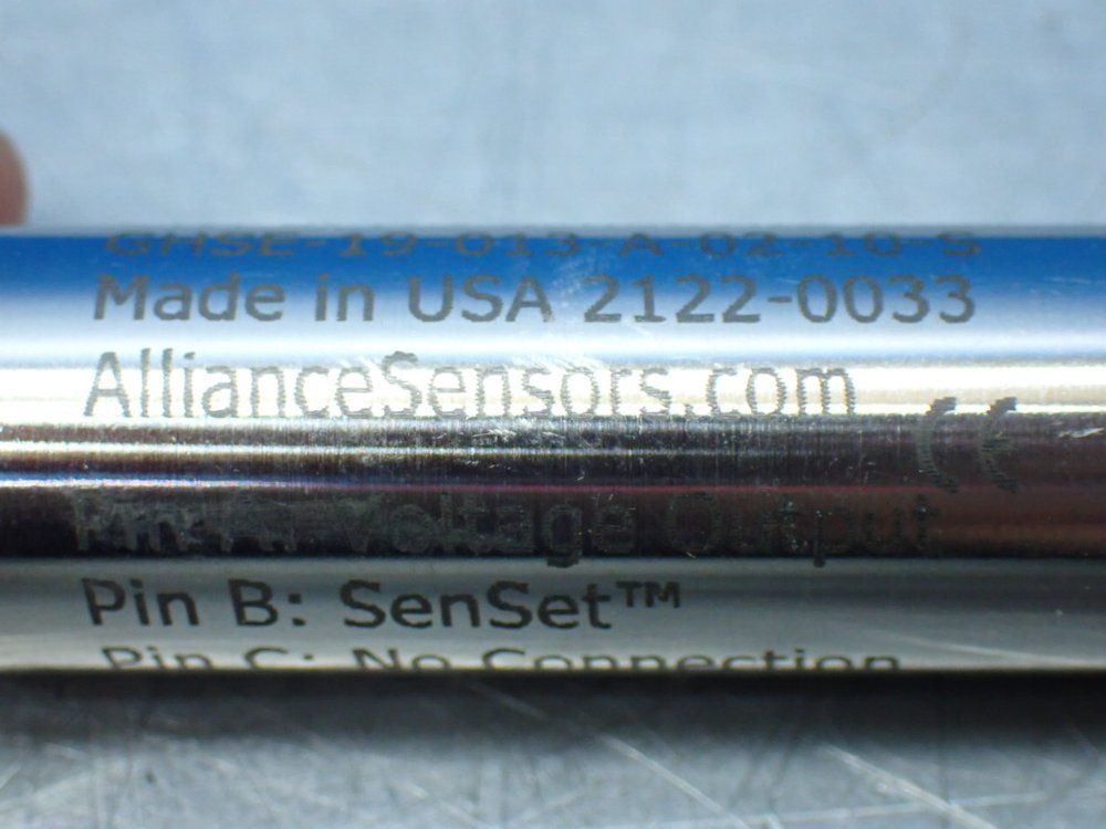Alliance Sensors Group 2 Linear Variable Inductive Transducer Position Sensors - Ghse-19-013-a-02-10-s